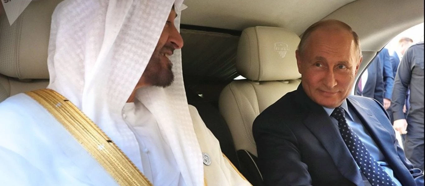 Ο Βλ. Πούτιν δείχνει την νέα του λιμουζίνα στον πρίγκιπα διάδοχο του Άμπου Ντάμπι (βίντεο)